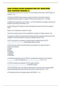 NAUI NITROX DIVER EXAMINATION SET QUESTIONS AND ANSWERS GRADED A&plus;