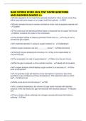 NAUI NITROX DIVER 2026 TEST PAPER QUESTIONS AND ANSWERS GRADED A&plus;