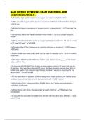 NAUI NITROX DIVER 2026 EXAM QUESTIONS AND ANSWERS GRADED A&plus;