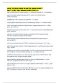 NAUI NITROX DIVER UPDATED EXAM SCRIPT QUESTIONS AND ANSWERS GRADED A&plus;