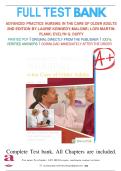 FULL TEST ADVANCED PRACTICE NURSING IN THE CARE OF OLDER ADULTS 2ND EDITION BY LAURIE KENNEDY-MALONE&semi; LORI MARTINPLANK&semi; EVELYN G&period; DUFFY
