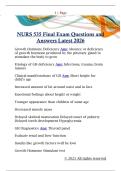 NURS 535 Final Exam Questions and  Answers Latest 2026