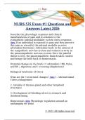 NURS 535 Exam &num;1 Questions and  Answers Latest 2026