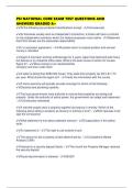 PSI NATIONAL CORE EXAM TEST QUESTIONS AND ANSWERS GRADED A&plus;