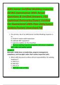 AWS Senior Certified Welding Inspector &lpar;SCWI&rpar; Examination With Actual Questions & Verified Answers&comma; Plus Explained Rationales&sol;Expert Verified For Guaranteed 100&percnt; Pass 2026&sol;Latest Update&sol;Instant Download Pdf