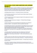 PSI NATIONAL STUDY GUIDE QUESTIONS AND ANSWERS GRADED A&plus;