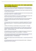 PSI NATIONAL REAL ESTATE 2026 TEST PAPER QUESTIONS AND ANSWERS GRADED A&plus;
