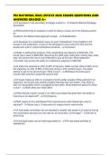 PSI NATIONAL REAL ESTATE 2026 EXAMS QUESTIONS AND ANSWERS GRADED A&plus;