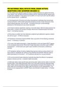 PSI NATIONAL REAL ESTATE FINAL EXAM ACTUAL QUESTIONS AND ANSWERS GRADED A&plus;