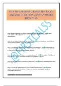 PNR 315 ASSESSING FAMILIES&period; EXAM 2025&sol;2026 QUESTIONS AND ANSWERS 100&percnt; PASS&period;