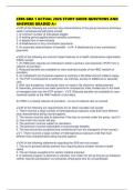CEBS GBA 1 ACTUAL 2026 STUDY GUIDE QUESTIONS AND ANSWERS GRADED A&plus;