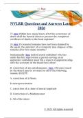NVLRR Questions and Answers Latest  2026 