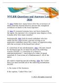 NVLRR Questions and Answers Latest  2026