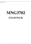 MNG3702  EXAM PACK