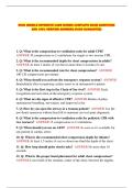 MICN &lpar;MOBILE INTENSIVE CARE NURSE&rpar; COMPLETE EXAM QUESTIONS AND 100&percnt; VERIFIED ANSWERS &lpar;PASS GUARANTEE&rpar;