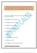 PSW FOUNDATIONS EXAM 2025&sol;2026 QUESTIONS AND ANSWERS 100&percnt; PASS&period;