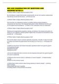 BUS 4385 EXAMINATION SET QUESTIONS AND ANSWERS RATED A&plus;