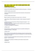 BUS 4385 LATEST 2026 TEST PAPER QUESTIONS AND ANSWERS RATED A&plus;