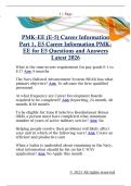 PMK-EE &lpar;E-5&rpar; Career Information  Part 1&comma; E5 Career Information PMK EE for E5 Questions and Answers  Latest 2026