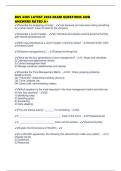 BUS 4385 LATEST 2026 EXAM QUESTIONS AND ANSWERS RATED A&plus;