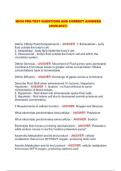  MICN PRE-TEST QUESTIONS AND CORRECT ANSWERS &lpar;2026-2027&rpar;
