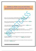 ROPD 4A MOD 2 EXAM 2025&sol;2026 QUESTIONS AND ANSWERS 100&percnt; PASS&period;