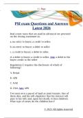 PSI exam Questions and Answers  Latest 2026