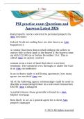 PSI practice exam Questions and  Answers Latest 2026