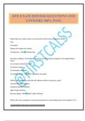 RTE EXAM 2025&sol;2026 QUESTIONS AND ANSWERS 100&percnt; PASS&period;