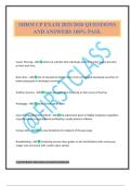 SHRM CP EXAM 2025&sol;2026 QUESTIONS AND ANSWERS 100&percnt; PASS&period;