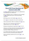 Sharp ESO Questions and Answers  Latest 2026