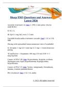 Sharp ESO Questions and Answers  Latest 2026 