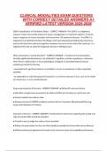 CLINICAL MODALITIES EXAM QUESTIONS WITH CORRECT DETAILED ANSWERS A&plus; VERIFIED LATEST VERSION 2025-2026