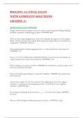 RIGGING 101 FINAL EXAM QUESTIONS & ANSWERS WITH COMPLETE SOLUTIONS GRADED A&plus;
