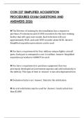 CON 237 SIMPLIFIED ACQUISITION PROCEDURES EXAM QUESTIONS AND ANSWERS 2026