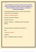 APEA PHARMACOLOGY EXAM LATEST 2026 ACTUAL EXAM WITH  COMPLETE QUESTIONS AND CORRECT DETAILED ANSWERS &lpar;100&percnt;  VERIFIED ANSWERS&rpar; &vert;ALREADY GRADED A&plus;&vert; &vert;&vert;PROFESSOR  VERIFIED&vert;&vert; &vert;&vert;BRANDNEW&excl;&excl;&excl;&vert;&vert; 