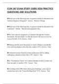CON 367 EXAM STUDY GUIDE 2026 PRACTICE QUESTIONS AND SOLUTIONS