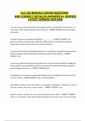 CLC 222 MODULE 6 EXAM QUESTIONS AND CORRECT DETAILED ANSWERS A&plus; VERFIED LATEST VERSION 2025-2026