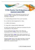 VTNE Practice Test B Questions and  Answers Latest 2026
