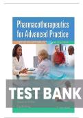 TEST BANK FOR Pharmacotherapeutics for Advanced Practice&colon; A Practical Approach Fifth Edition by Virginia Poole Arcangelo ISBN&colon; 978-1975160593 COMPLETE GUIDE ALL CHAPTERS COVERED 100&percnt; VERIFIED A&plus; GRADE ASSURED&excl;&excl;&excl;&excl;&excl;NEW LATEST UPDATE&excl;&excl;&excl;&excl;&excl;