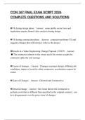 CON 367 FINAL EXAM SCRIPT 2026 COMPLETE QUESTIONS AND SOLUTIONS