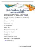 Xinnix Mock Exam Questions and  Answers Latest 2026