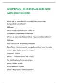 ATSEP BASIC - All in one Quiz 2025 exam with correct answers