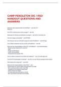 CAMP PENDLETON OIC &sol; RSO HANDOUT QUESTIONS AND ANSWERS