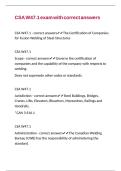 CSA W47&period;1 exam with correct answers