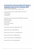 CHAMBERLAIN UNIVERSITY BIOS 251 EXAM 3 QUESTIONS WITH CORRECT ANSWERS A&plus; VERIFIED LATEST VERSION &lpar;2025-2026&rpar;