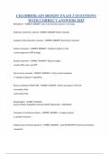 CHAMBERLAIN BIOS251 EXAM 2 QUESTIONS WITH CORRECT ANSWERS 2025