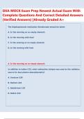 DXA MOCK Exam Prep Newest Actual Exam With  Complete Questions And Correct Detailed Answers  &lpar;Verified Answers&rpar; &vert;Already Graded A&plus;