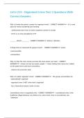 LLCU 213 - Organized Crime Test 1 Questions With Correct Answers&period;