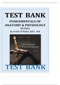 Fundamentals of Anatomy & Physiology 8th Edition Test Bank by Frederic H&period; Martini & Judi L&period; Nath &ndash; Latest Update 2026 Exam Prep &vert; A&plus; Graded